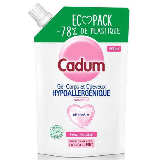 Cadum - Gel corps et cheveux hypoallergénique camomille (500 ml), Delivery  Near You