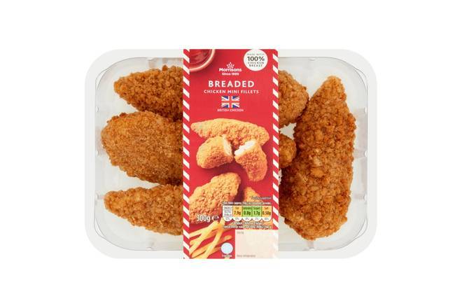 Morrisons Breaded Chicken Mini Fillets (300g)