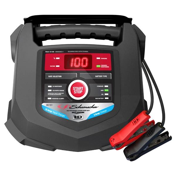 Schumacher 15/3 Amp Battery Charger/Maintainer (1 ct)