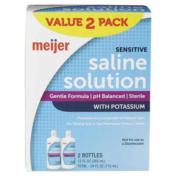 Meijer Saline Solution (2 ct)