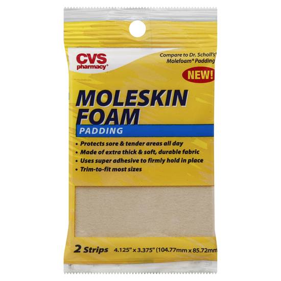 Cvs Pharmacy Moleskin Foam Padding (2 ct)