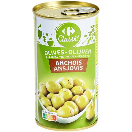 Carrefour Classic' - Olives farce aux anchois