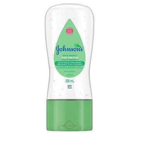Johnson's Baby Oil Gel, Aloe Vera (200 ml)