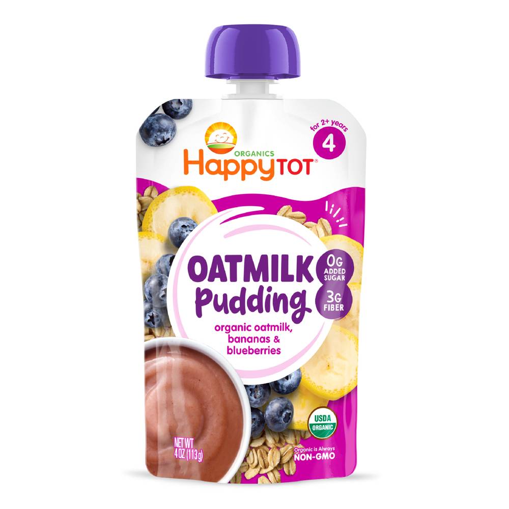 Happy Tot Stage 4 Organics Oatmilk Pudding