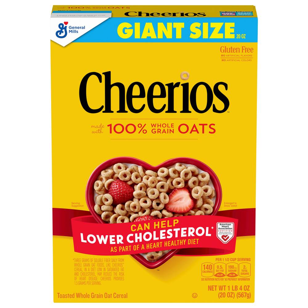 Cheerios Toasted Whole Grain Oat Cereal