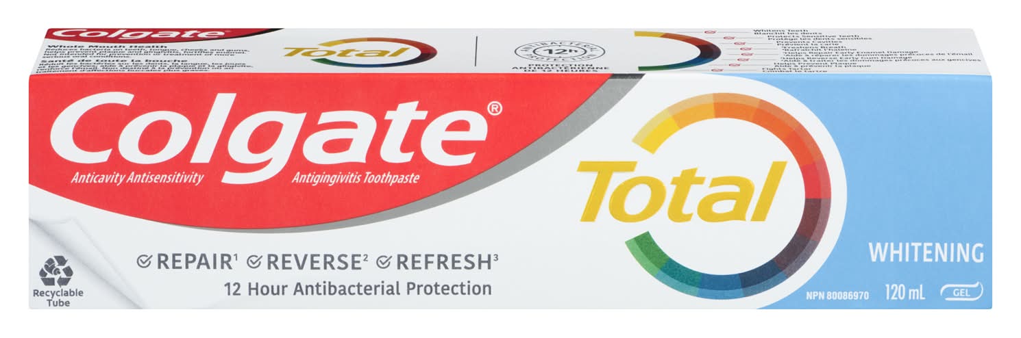 Colgate Total Whitening Toothpaste (120 ml)