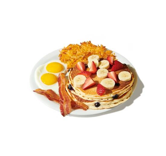 Double Berry Pancake Breakfast