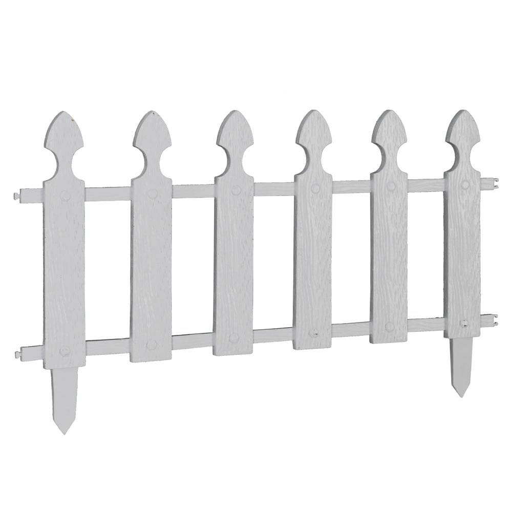 Style Selections 0.5-in x 22-in x 12-in White Polyresin Picket Fencing | HDR-001324