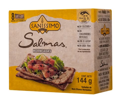 Galletas de maiz salmas 144g