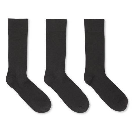 George de mi-chaussettes habilles george pour hommes (3 paires) - dress crew socks (3 pairs)