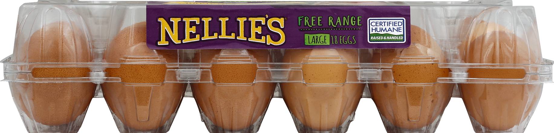 Nellie's Free Range Grade a Large Brown Eggs (18 ct)