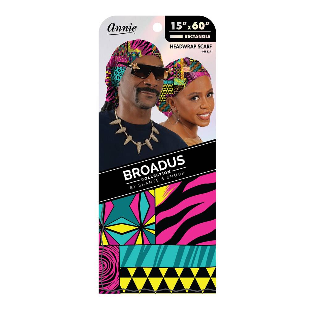 Broadus Collection Headwrap Scarf, Question, 60 In. X 15 In.