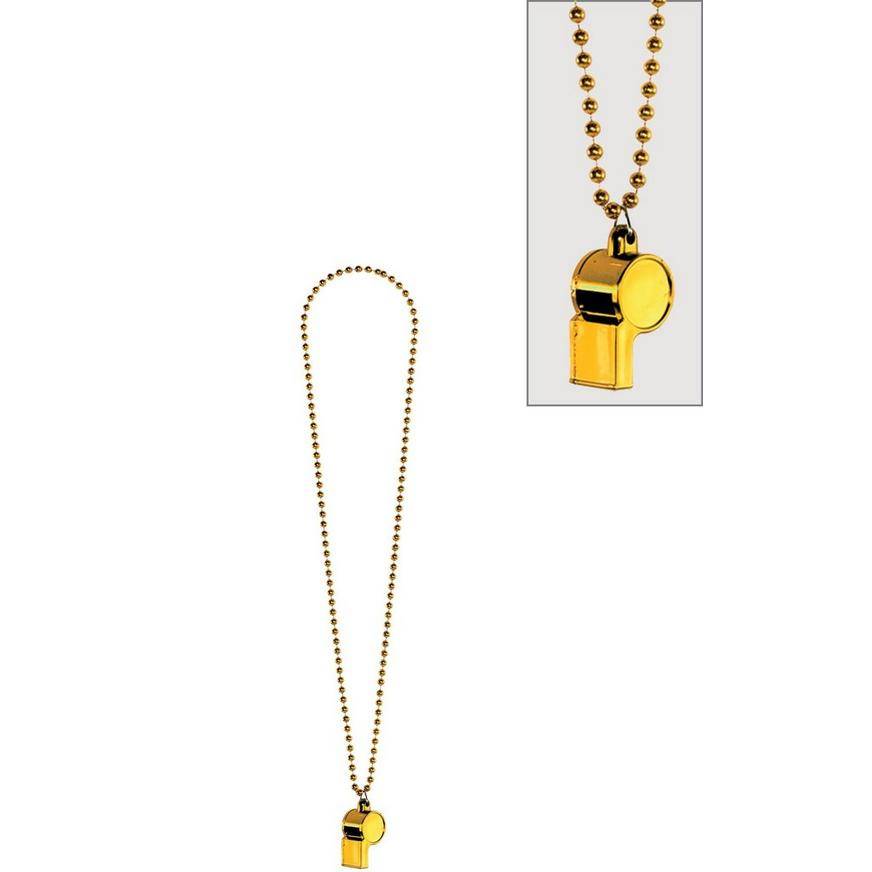 Party City Whistle Necklace (yellow )