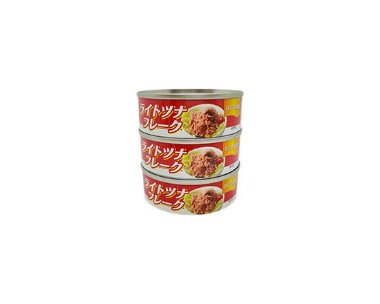401698：タイランド�フィッシャー ライトツナフレーク油漬（3缶パック）：７０Ｇ×３  / Thailand Fishery JapanLight Tuna Flakes Bonito Oil Pickled 70g x 3 cans