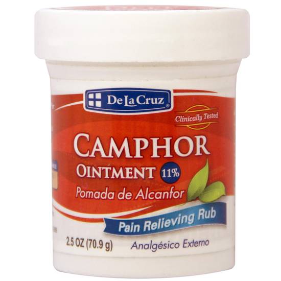 De La Cruz Camphor Pain Relieving Ointment (2.5 oz)