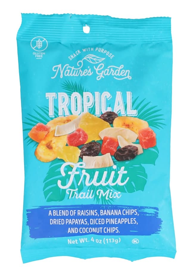 Nature's Garden Gluten Free Tropical Fruit Trail Mix (4 oz)