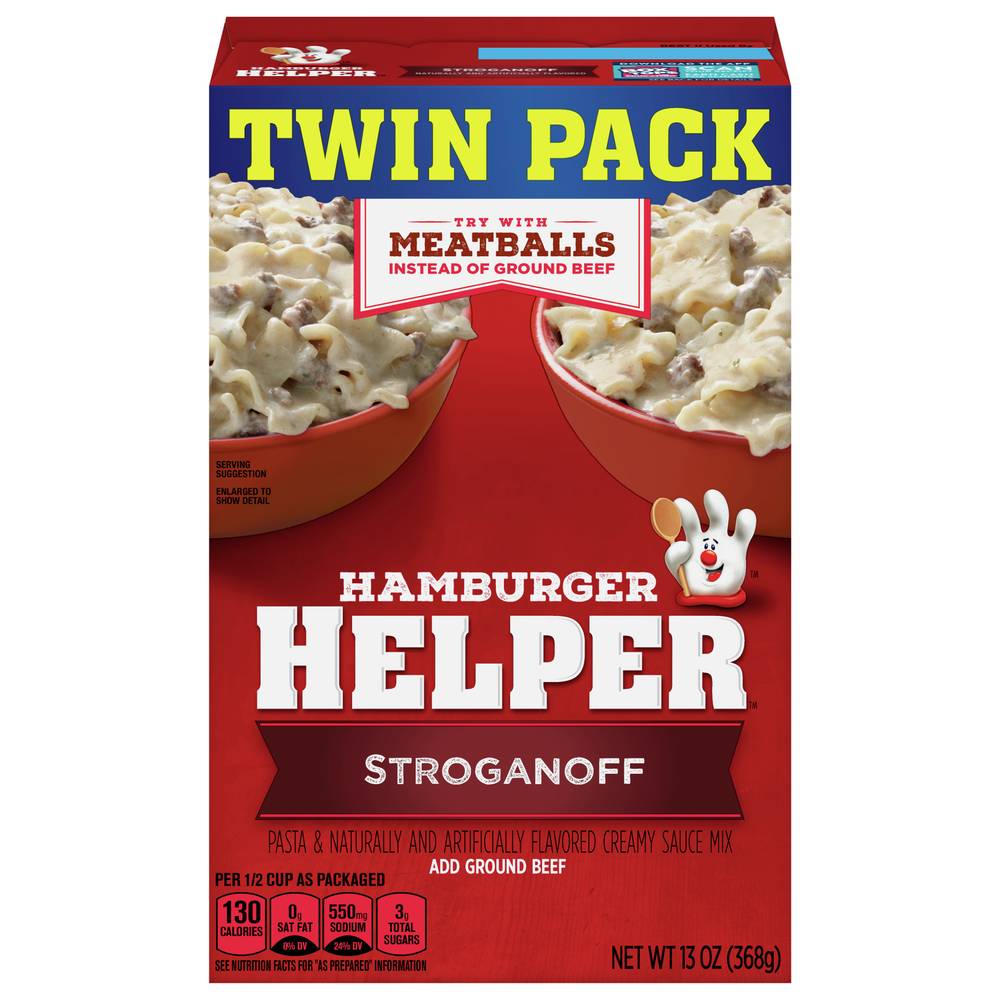 Hamburger Helper Twin pack Stroganoff Pasta & Sauce Mix (13 oz)