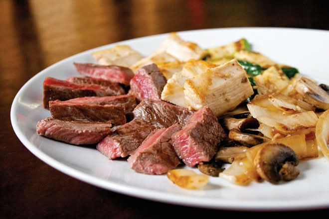 STEAK & CHICKEN      AVAILABLE FOR 2, 4 OR 6.