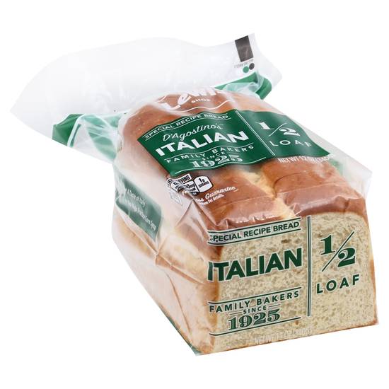 Lewis D'agostino's Italian Half Loaf Bread