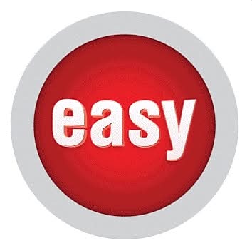 Centon Easy Button Non-Skid Mouse Pad (C1-MHS-EASY)