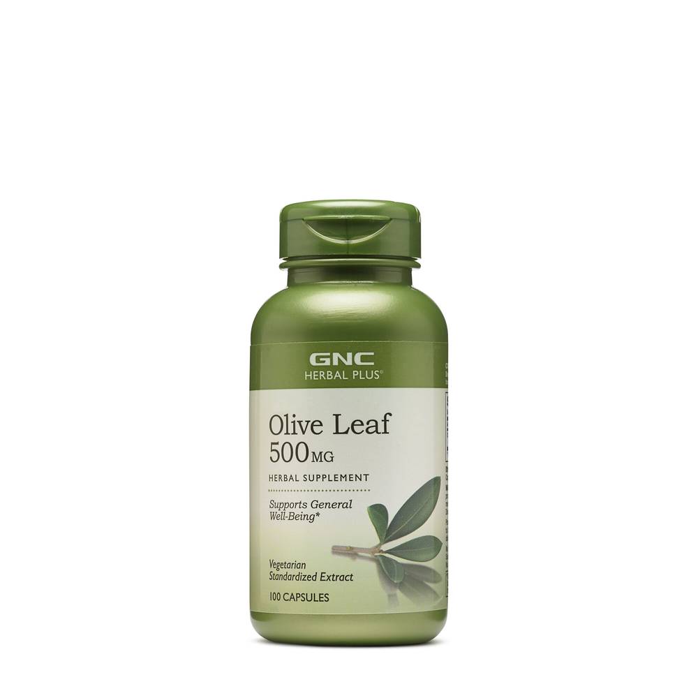 Olive Leaf 500 mg - 100 Capsules (100 Servings)
