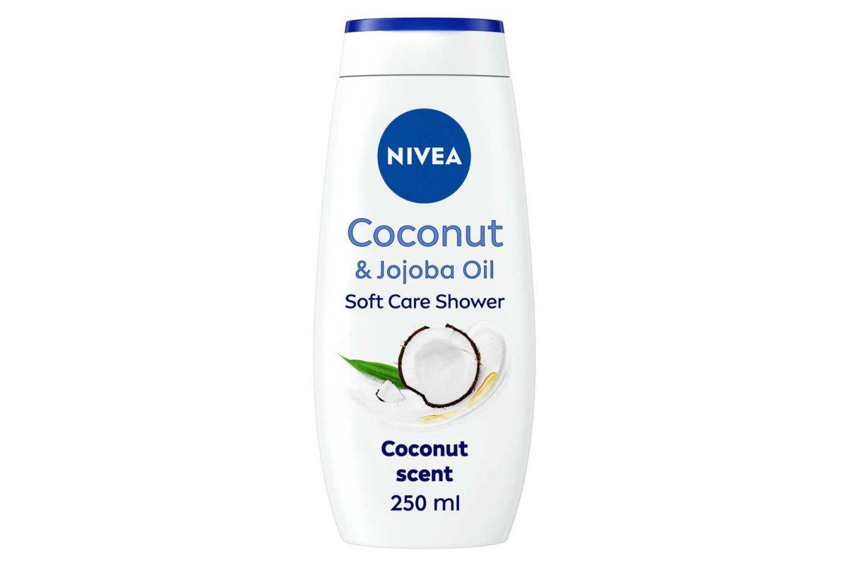 NIVEA Shower Cream Gel, Indulgent Moisture Coconut, 250ml