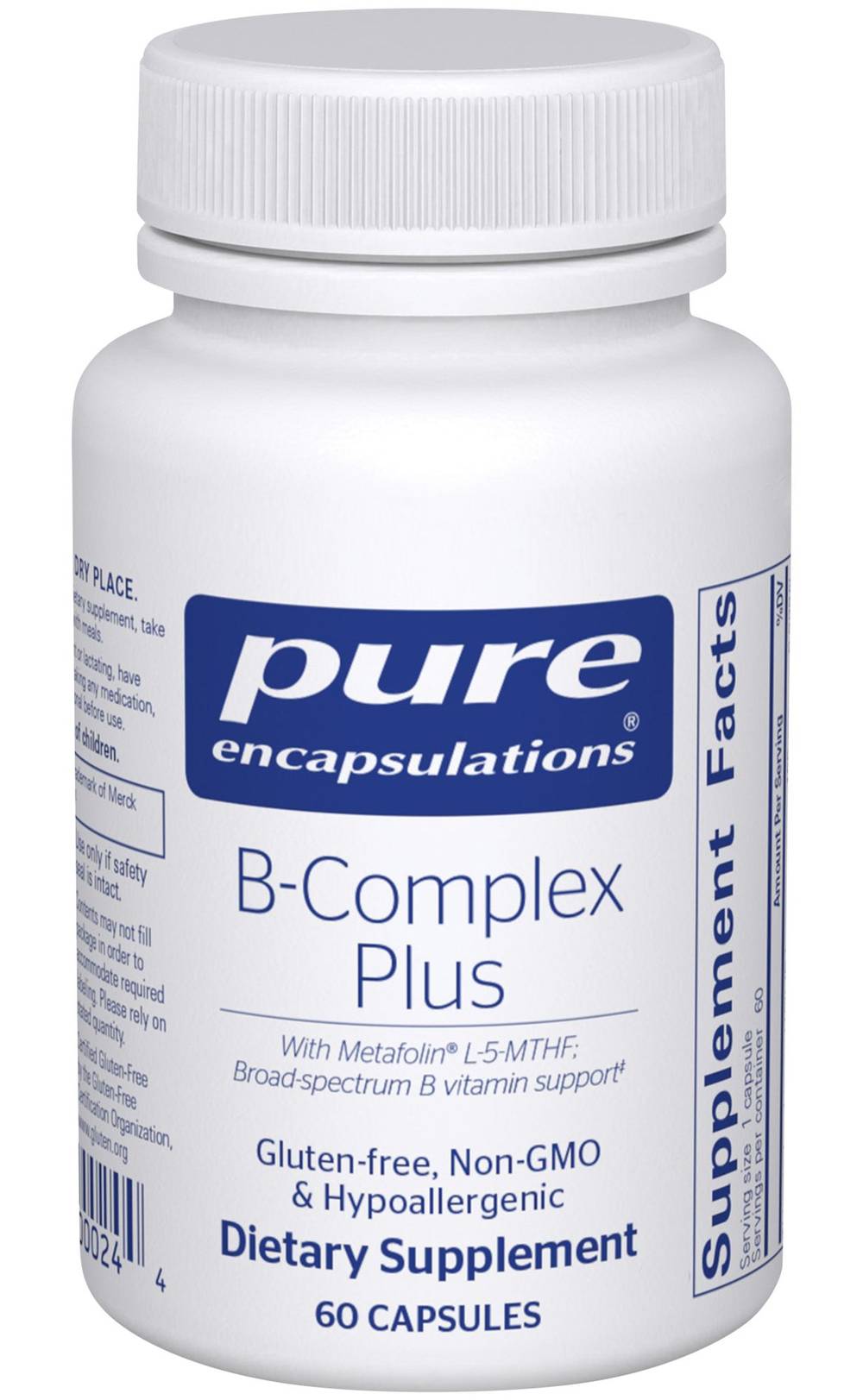 Pure Encapsulations B-Complex Plus Capsules (60 ct)