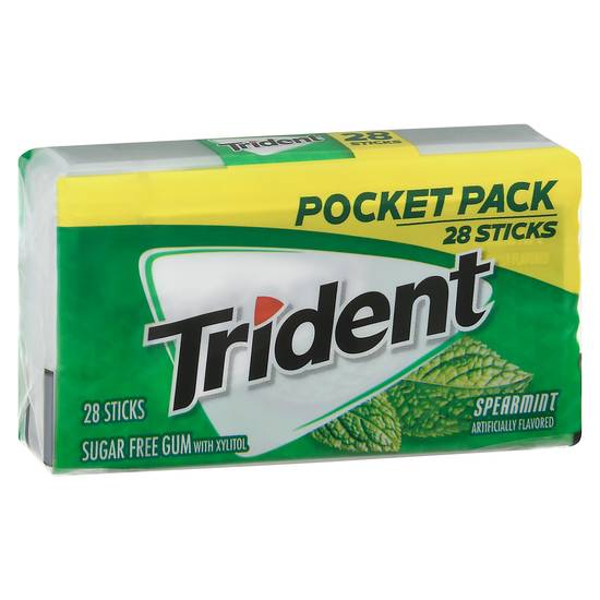 Trident Sugar Free Gum (28 ct) (spearmint)