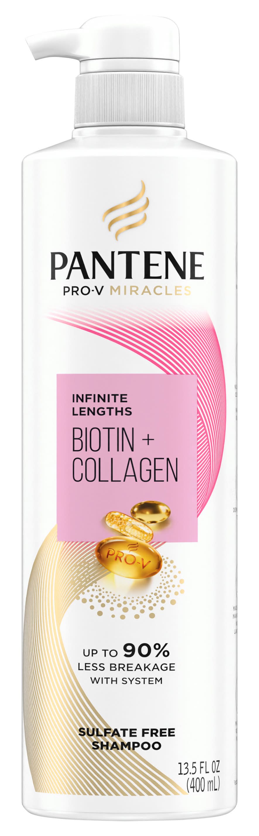 Pantene Pro-V Miracles Infinite Lengths Sulfate-Free Shampoo (13.5 fl oz)