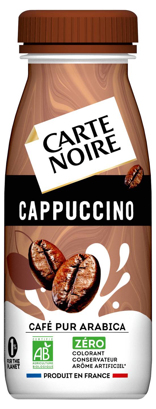Carte Noire - Cappuccino café pur arabica (250 ml)