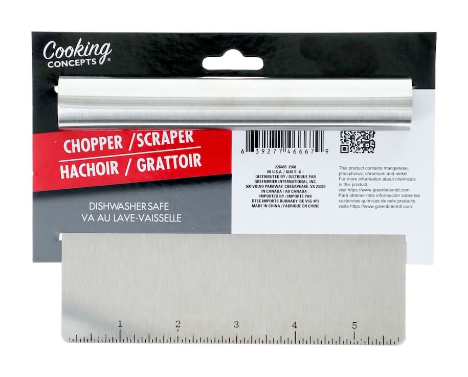 Cooking Concepts Stainless Steel Chopper, Silver