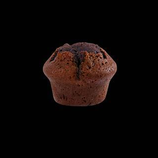 Muffin cacao coeur choco noisette