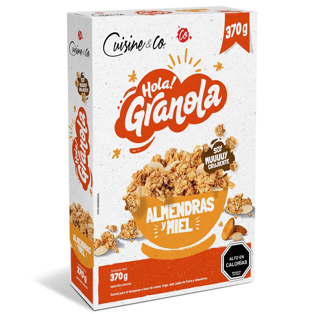 Cuisine & co granola almendra miel (caja 370 g)