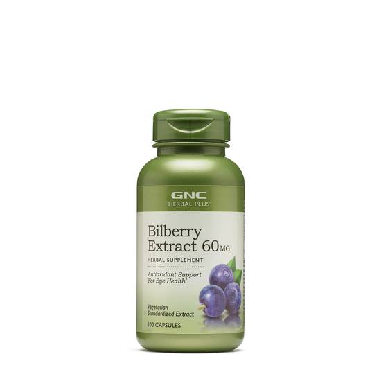 GNC Bilberry Extract Capsules - 100 ct
