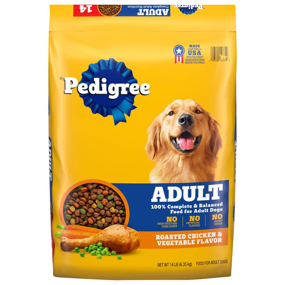 Pedigree Food For Adult Dogs (roasted chicken, rice & vegetable)