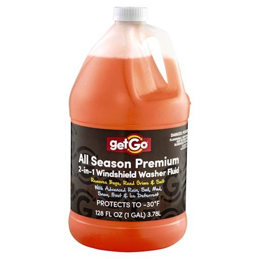 Getgo All Season Premium 2-In-1 Windshield Washer Fluid