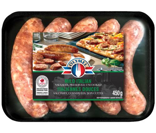 Olymel Mild Italian Sausages (450 g, 5 ct)