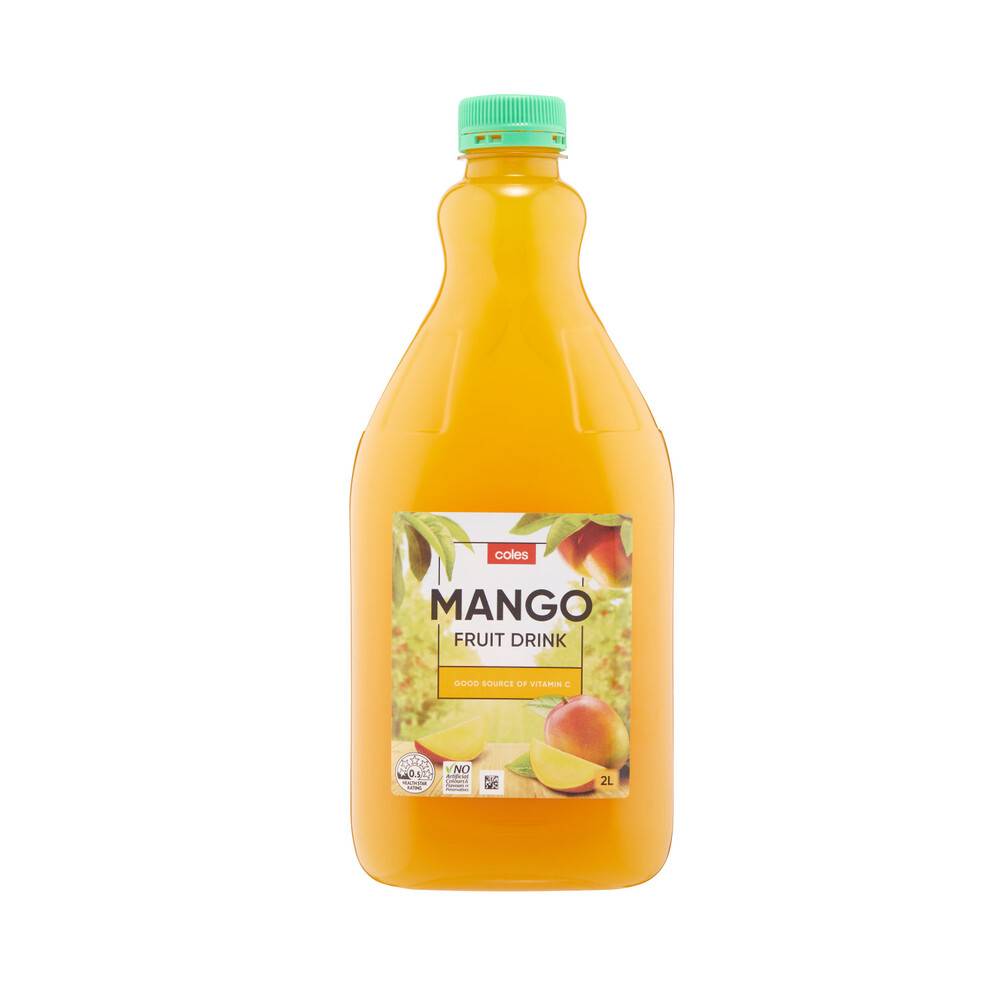 Coles Mango Nectar Fruit Drink 2L