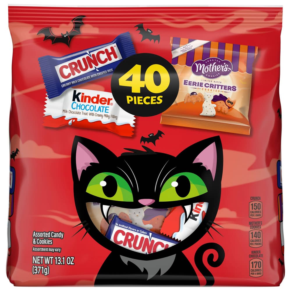 Mother's Cookies Crunch Assorted Halloween Candy Bag - 13.1oz