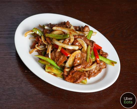 沙嗲炒牛肉片 Stir Fried Beef in Satay Sauce