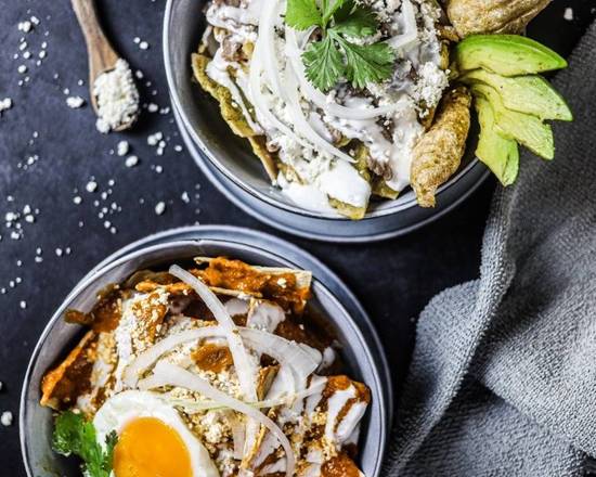 Chilaquiles (1-2 personas)