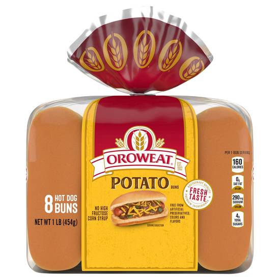 Oroweat Potato Hot Dog Buns (8 ct)