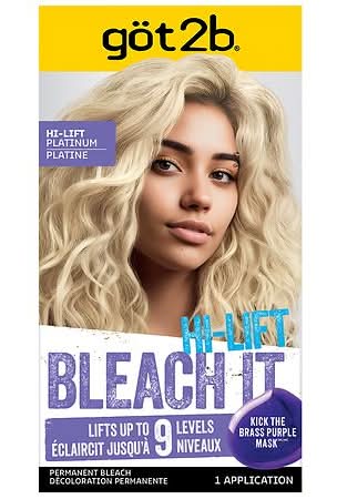 got2b Bleach It Hi-Lift Platinum Permanent Hair Color, Blonde