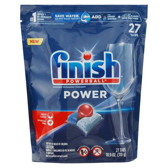 Finish Powerball Automatic Dishwasher Detergent Tabs (27 ct)