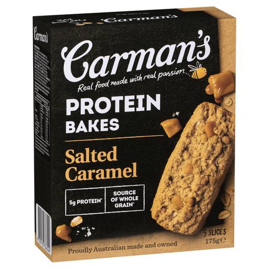 Carmans Protein Bakes Salted Caramel 5 pack 175g