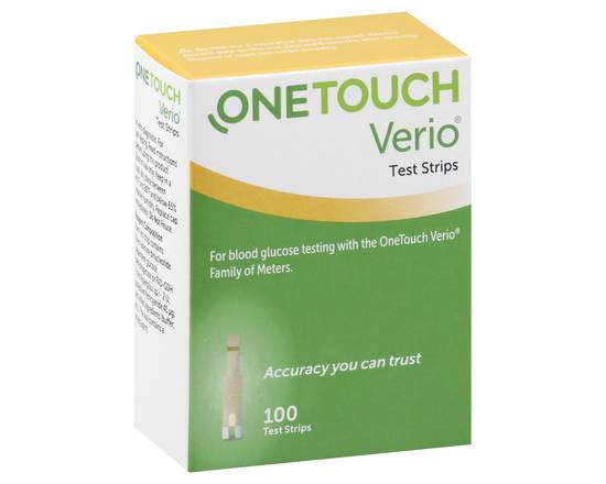 Verio · OneTouch Blood Glucose Test Strips (100 strips)