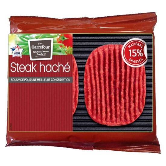 Carrefour - Steak haché de pur bœuf