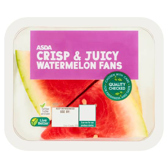 ASDA Crisp & Juicy Watermelon Fans (300g)