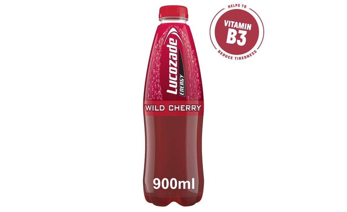 Lucozade Energy Drink Wild Cherry 900ml (401326)