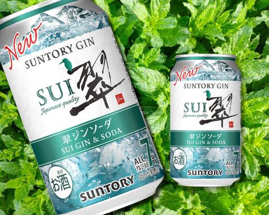 サントリー　翠ジンソーダ缶　３５０ｍｌ【710312】SUI GIN SODA